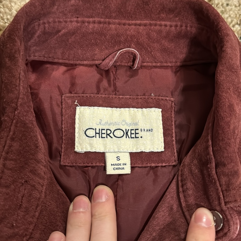 Y2k Cherokee Leather Button Down Jacket - image 3